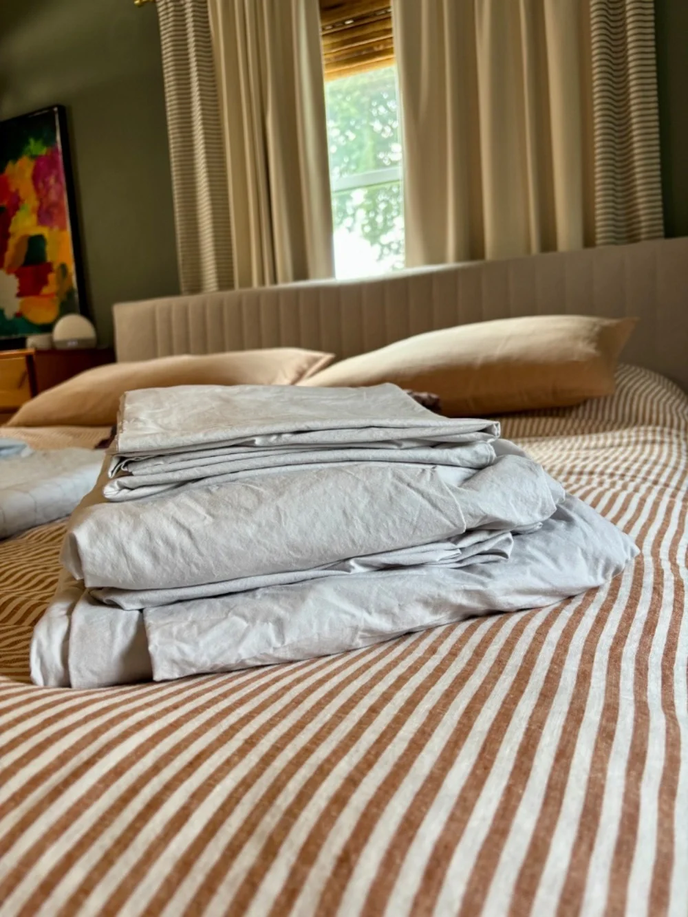 Quince Organic Crisp Percale Sheet Set - King